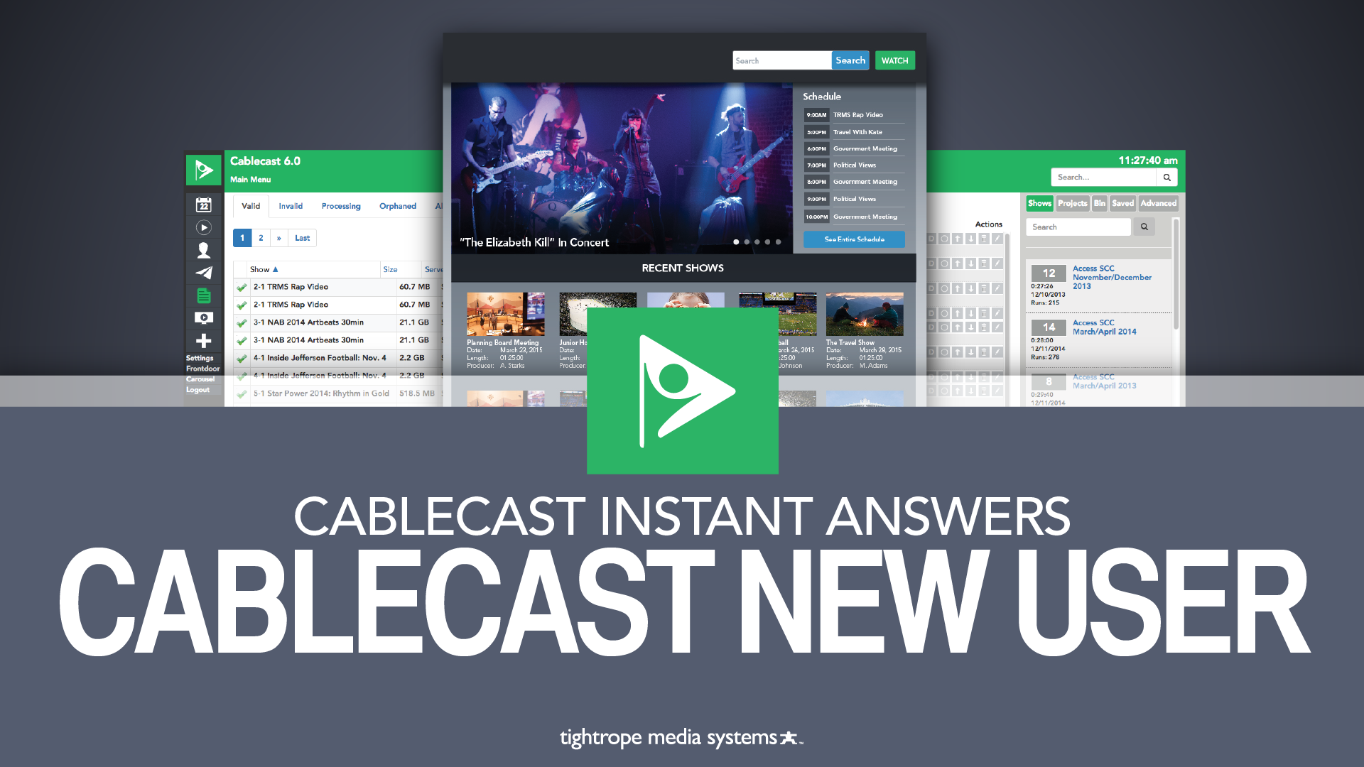 Cablecast 7.7 New User Training Video