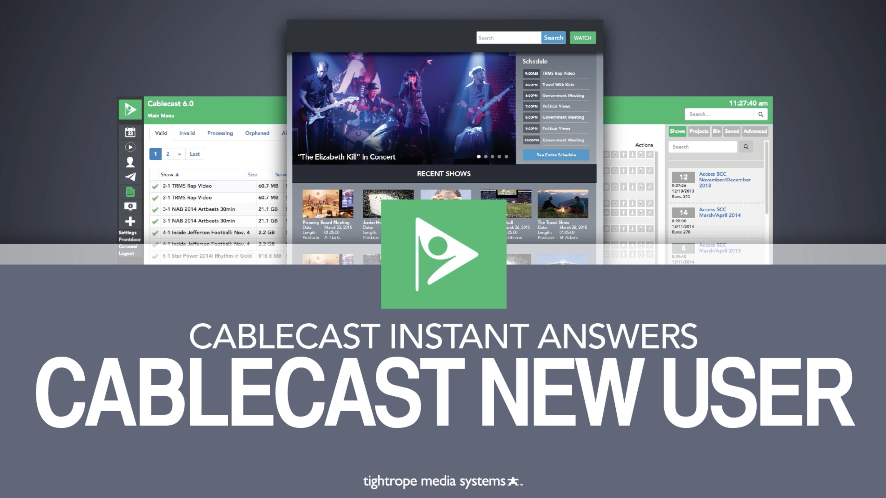 Cablecast 7.6 New User Training Video